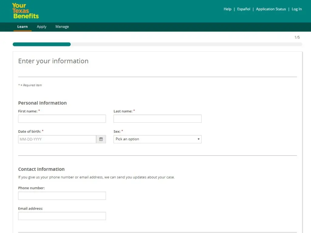 Your-Texas-benefits-Portal-login-account-registration-process