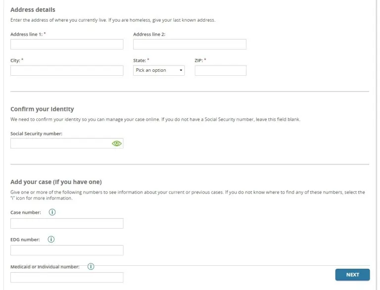 Yourtexasbenefits-account-create-steps