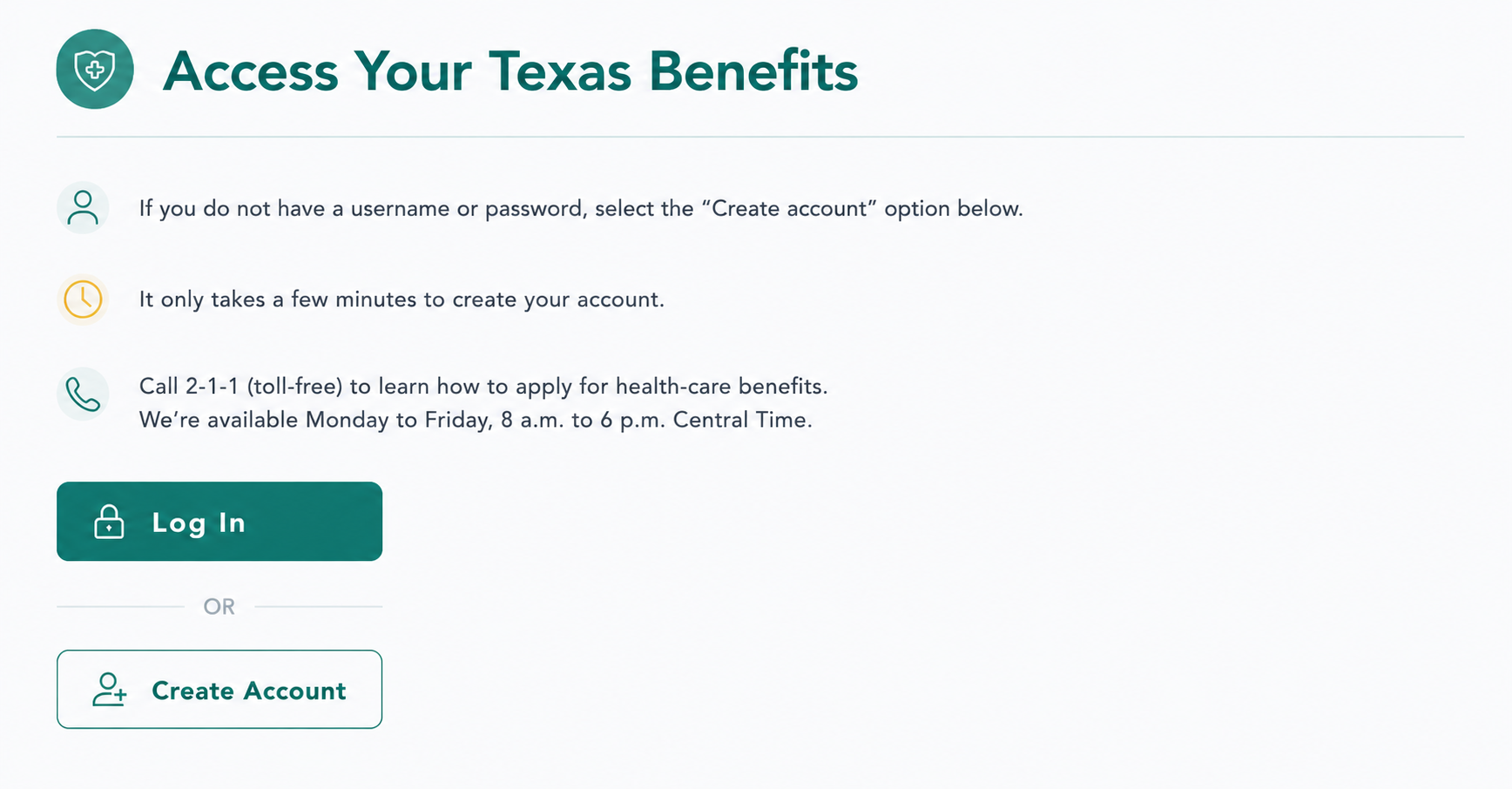 yourtexasbenefits-login